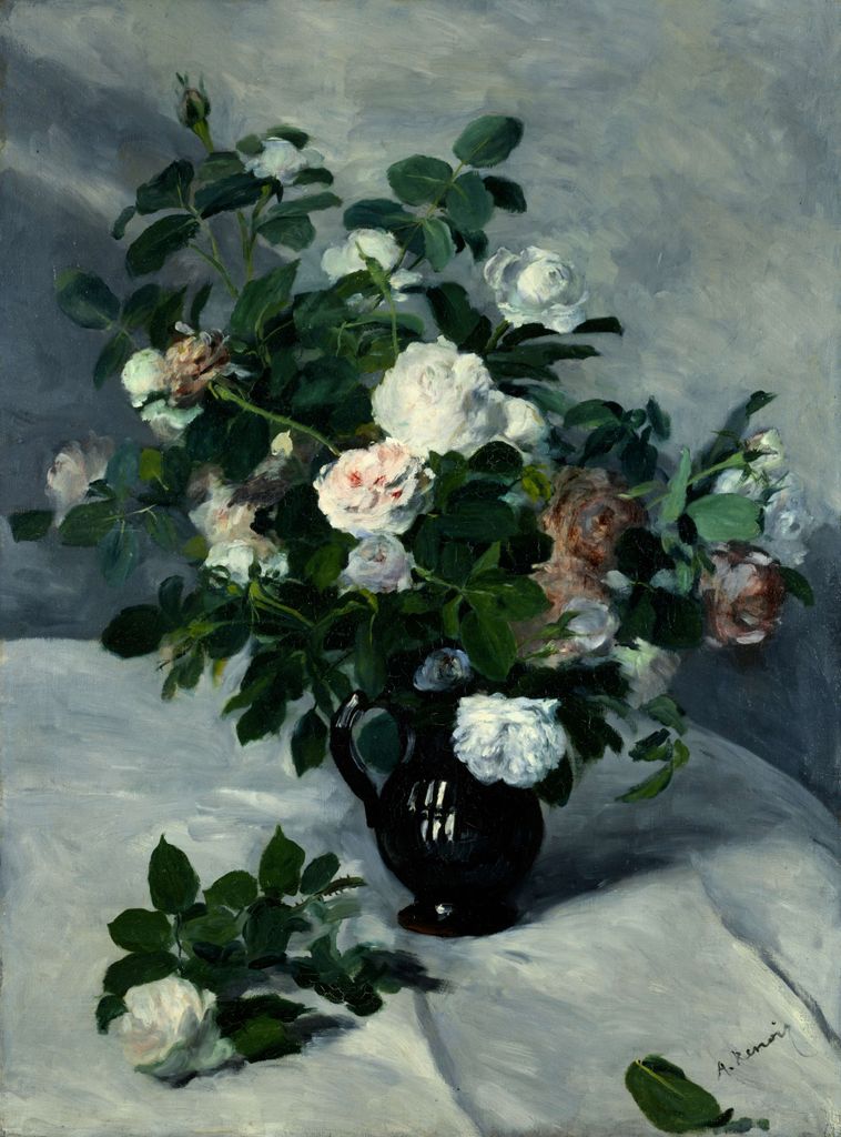 Nature morte, fleurs et fruits - Research - Pierre-August Renoir - WPI