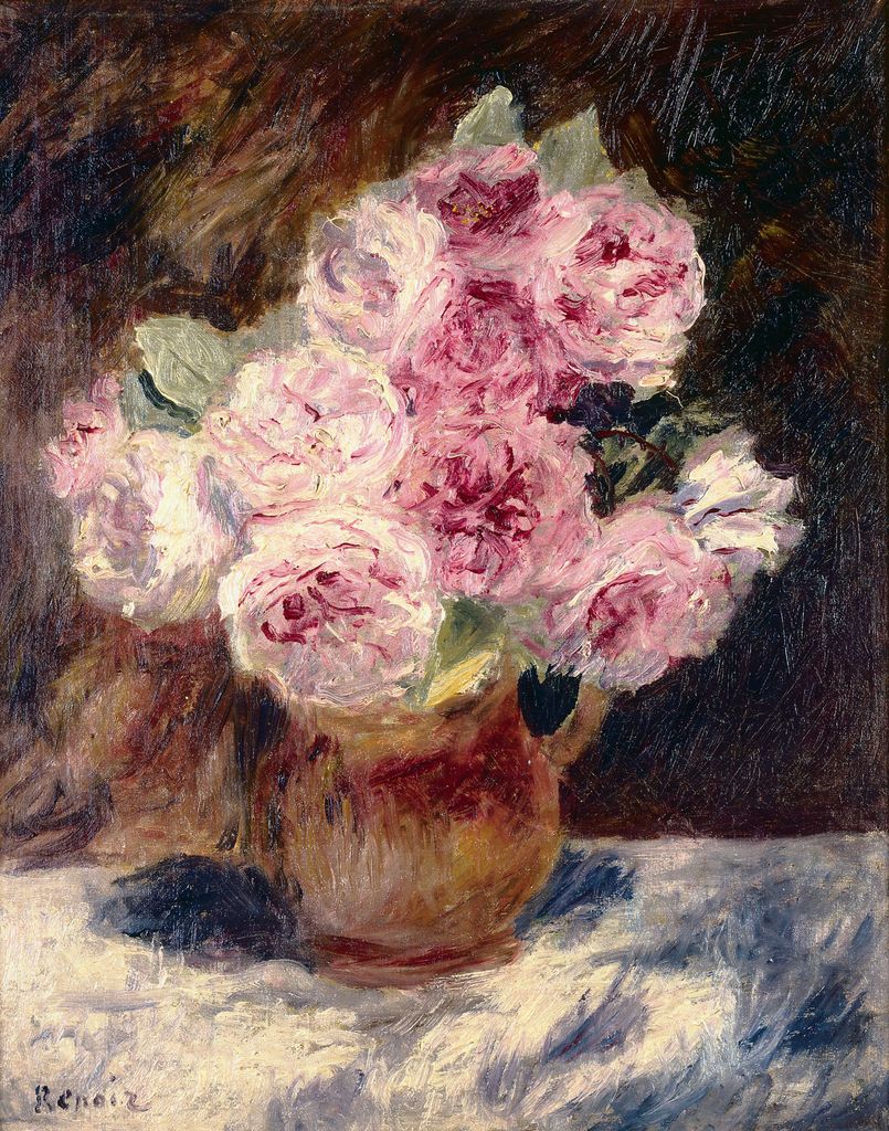 Nature morte, fleurs et fruits - Research - Pierre-August Renoir - WPI