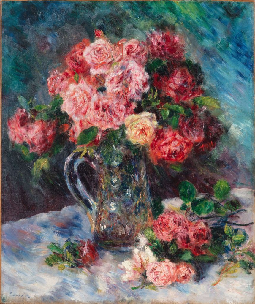 Nature morte, fleurs et fruits - Research - Pierre-August Renoir - WPI