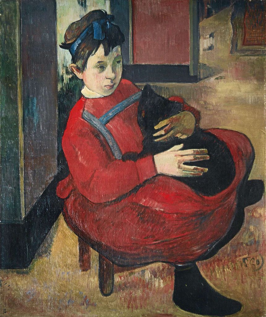 No te aha oe riri - Research - Paul Gauguin - WPI, image size:860x1024