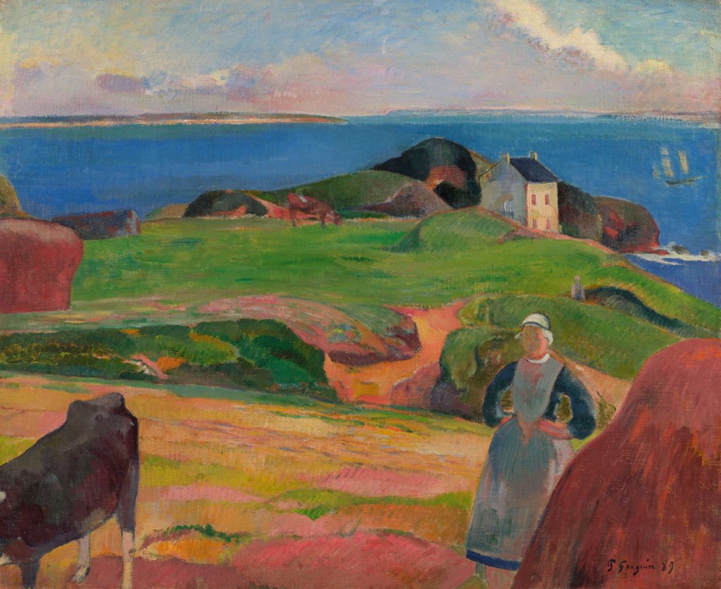 No te aha oe riri - Research - Paul Gauguin - WPI, image size:1024x837