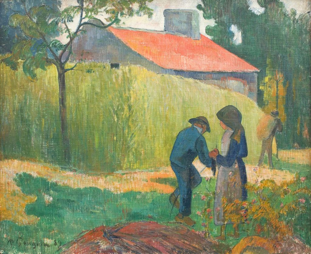 No te aha oe riri - Research - Paul Gauguin - WPI, image size:1024x835