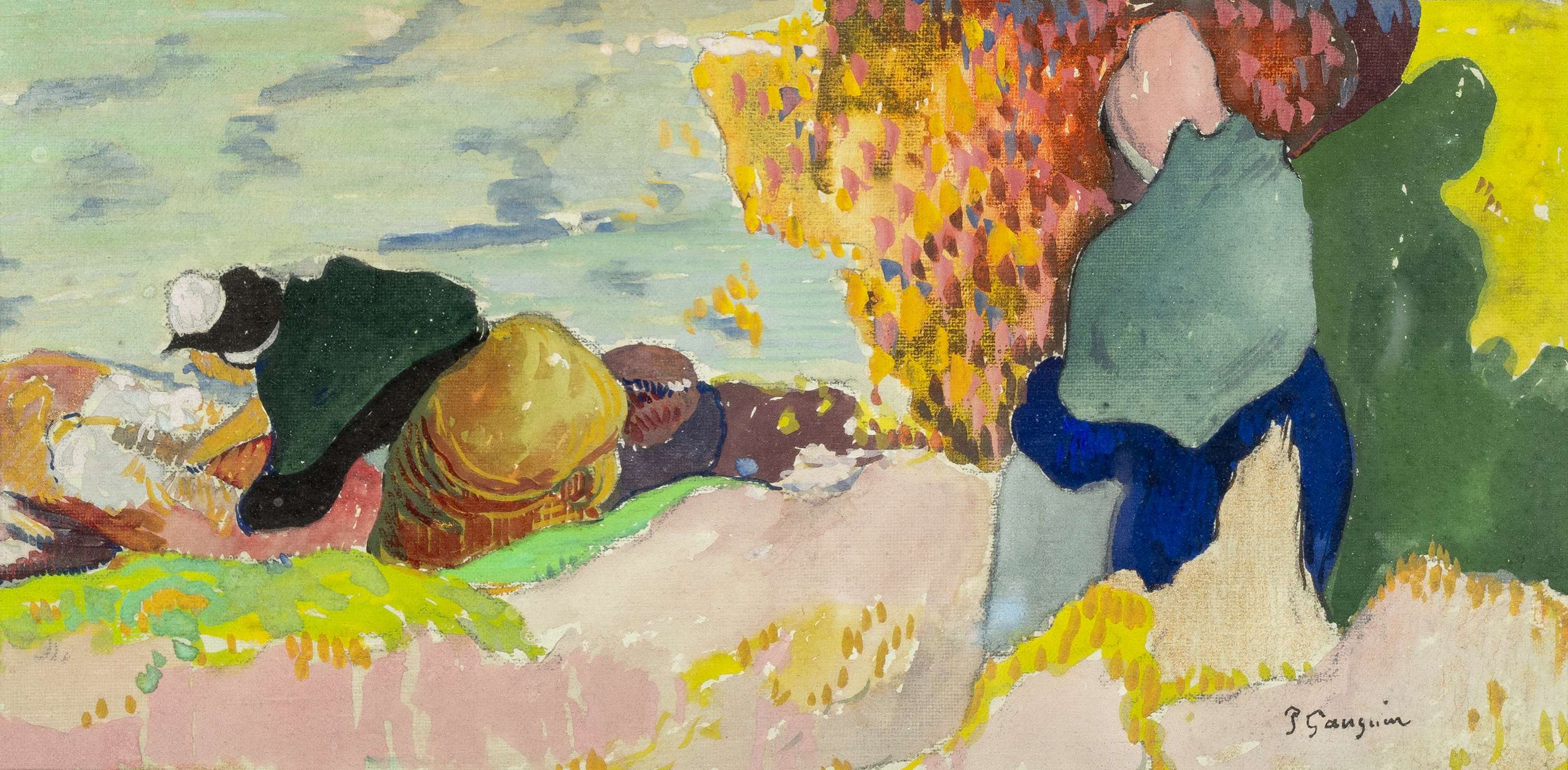Bouquet de fleurs - Research - Paul Gauguin - WPI